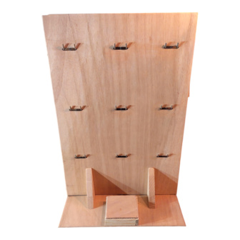 Verkoopdisplay 25 gram 3x3 - 9 haken - ARELO