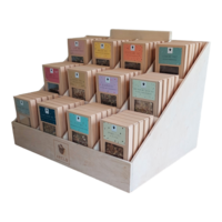 Houten product display ''trap'' 